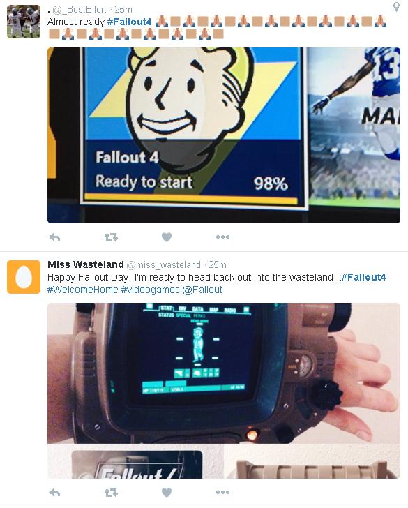 Fallout 4 Tweets